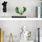 Peacock Resin Heart Statue Decor Modern ... - Image 3