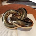 Ceramic Gold Knot Décor, Gold Accent Dec... - Image 6