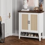 IDEALHOUSE Accent Cabinet, Rattan Buffet... - Image 4