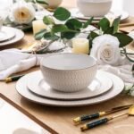 GBHOME Ceramic Dinnerware Sets, Embossed... - Image 6
