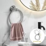 8 Pieces Bathroom Hardware Set Brushed N... - Image 6