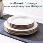 GBHOME Ceramic Dinnerware Sets, Embossed... - Image 5