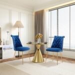 Clihome Velvet Dining Chairs Set of 2，Bl... - Image 3