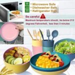 Wheat Straw Dinnerware Set for 4, 28PCS ... - Image 4