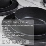 Webbylee Melamine Dinnerware Set - 12pcs... - Image 8