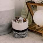 Cotton Rope Plant Basket Modern Woven Ba... - Image 6