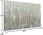 Yihui Arts Abstract Tree Canvas Wall Art - Brown F... - Image 3