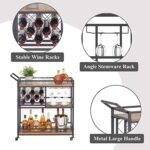 FATORRI Bar Cart for The Home, Industria... - Image 8