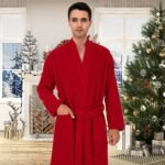 TowelSelections Mens Robe, Cotton Terry Cloth Bath... - Image 5