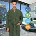 TowelSelections Mens Robe, Cotton Terry Cloth Bath... - Image 6