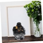 Amosfun Buddha Statue Ornament Monk Tea ... - Image 6