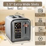 SEEDEEM Toaster 2 Slice, Stainless Toast... - Image 3