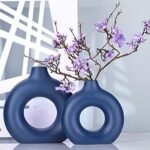 Blue Ceramics Vase for Home Decor -Blue ... - Image 7