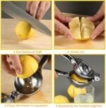 Premium Lemon Squeezer, TEZZ Large Heavy... - Image 8