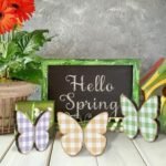 6 Pcs Spring Wood Block Signs, Butterfly... - Image 5