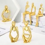 6 Pieces Modern Home Thinker Statue Deco... - Image 7