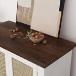 IDEALHOUSE Accent Cabinet, Rattan Buffet... - Image 8