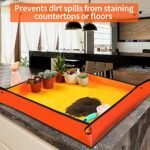 Large Repotting Mat for House Plants Tra... - Image 4