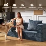 Folding Bean Bag Chair,3-in-1 Bean Bag C... - Image 8