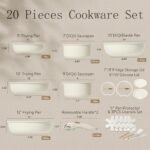 CAROTE 20pcs Pots and Pans Set, Nonstick... - Image 3