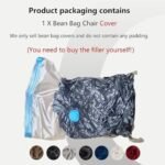 Bean Bag Chair Cover for Kids Adults(Cov... - Image 4