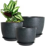 Plant Pots 10/9/8 inch, Set of 3 Modern ... - Image 2
