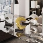 Gold Shelf Decor Accents Ocean Wave Stat... - Image 4