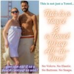UWRAPT – All-in-One Towel & Tie Closure Towel Wrap... - Image 8
