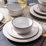 GBHOME Ceramic Dinnerware Sets, Embossed... - Image 8