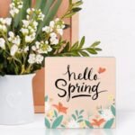 Rustic Hello Spring Desk Decorations Hom... - Image 7