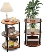 Frylr Small Round Side Table Set of 2,So... - Image 2