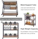 FATORRI Bar Cart for The Home, Industria... - Image 5