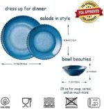 MissYIP 12 Piece Melamine Dinnerware Set... - Image 6