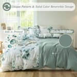 MILDLY Duvet Cover Leaf Pattern- 100% Wa... - Image 4