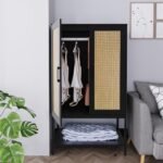 BOCVKENN Wardrobe Closet,Rattan Bedroom ... - Image 7