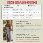 – All-in-One Towel & Tie Closure Towel Wrap for Wo... - Image 3