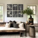 Botanical Wall Art Set of 6, Minimalist Abstract B... - Image 6