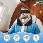 Travel Pillow Premium Memory Foam, Comfo... - Image 8