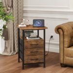 GYIIYUO Night Stand with 19'' Large Tabl... - Image 3