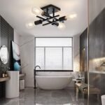 Eietonte Industrial 4-Light Semi Flush M... - Image 4