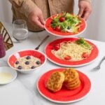 ZAROCRUS 12 Pcs Melamine Dinnerware Set,... - Image 4