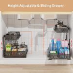 Iirios Under Sink Organizer and Storage, Height Ad... - Image 3