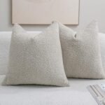 DEZENE Textured Boucle Throw Pillow Cove... - Image 2