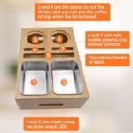 Couch Cup Holder Tray Couch Arm Table Tr... - Image 6