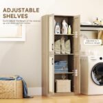 JASIWAY Storage Cabinet, Tall Kitchen Pa... - Image 5