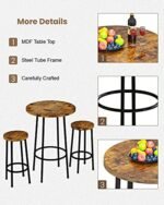 Recaceik 3 Piece Pub Dining Set, Modern ... - Image 6