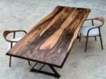 Classic Wooden Live Edge Table Top Solid... - Image 3