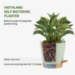 FaithLand 2-Pack 10 Inch Planter Pots fo... - Image 4