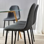 IDS Grey Dining Chair Set of 4, Mid Cent... - Image 3