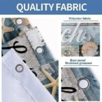 AAtter 4 Piece Beach Shower Curtain Set ... - Image 5